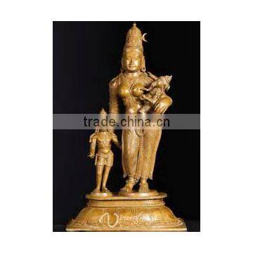 Buddhism Fengshui Metal Casting Bronze Vishnu Indonesian Statues photo-4