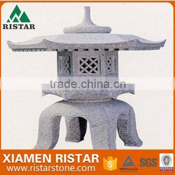 G603 white grey granite stone lanterns with Japanese style