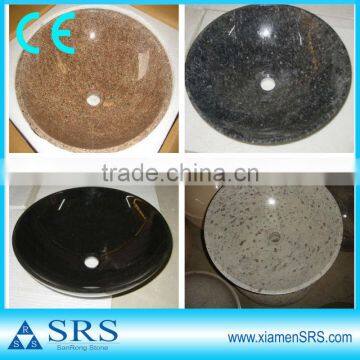 Western bowl natural stone sink