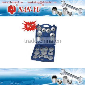 23PC Cup Style Oil Filter Wrench Set