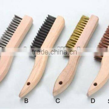 hot sale brass wire wheel brushes with hole