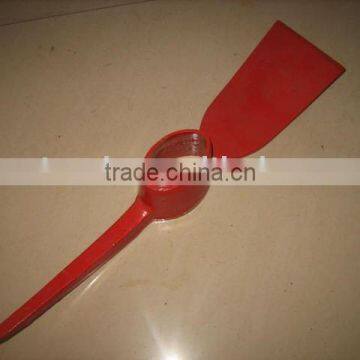 4001406 high quality drop-forging oval hole felling pickaxe mattock