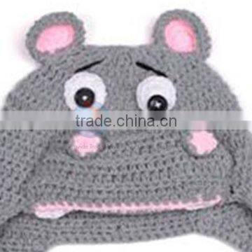 Hot sale animal Crochet Earflap Hat