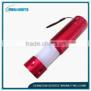 Led Aluminum Flashlight With Camping Lamp photo-2