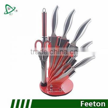 8pcs kitchen stainless steel knife chef set