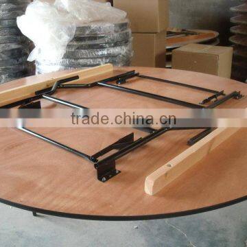 Used Plywood Banquet Round Folding Tables For Sale