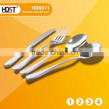 German knife fork spoon set;17 person Grand Banquet China stainless Dinner Set;