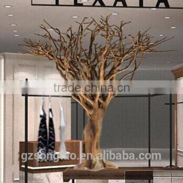 Plastic Artificial Tree Trunk Decorative Tree Stump Fiberglss Tree Without Leaves Manzanita Tree and Plants for Classroom photo-6