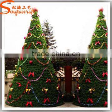 wholesale artificial umbrella metal frame christmas tree