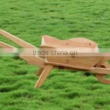 Wood Wheel Barrow