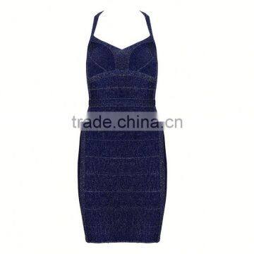 Metallic Bandage Dress