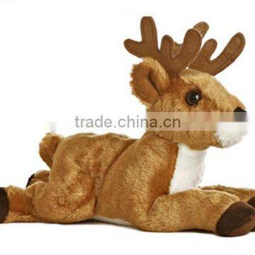 Custom christmas cute popular soft plush christmas deer