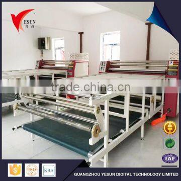 Full oil roll machine sublimation heat press transfer machine