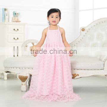 2016 Latest Designs Champagne Kid Tutu Dance Style Fancy High Quality Flower Baby Girls Party Night Dress Design photo-4