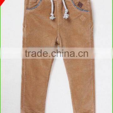 Baby Boy's Autumn &winter Apparel Casual Corduroy Pants in Solid Color Woven Pants for Kids photo-3