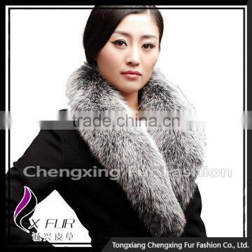 Collar-F17 Women Detachable Customed Color Real Fox Fur Collar photo-2