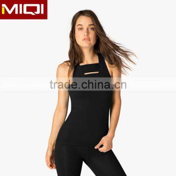 2017 New Arrival Comfortable Multi size breathable performance women fitness tank top with original design stringer tank top