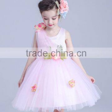 2017 Girls Dress Up Games Names With Pictures Ivory Jacquard Bodice With Tulle Skirt Removable Sashes photo-5