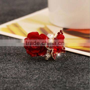 Zm53231a Cheap and High Quality Women Fancy Rings Ladies Rings With Flower photo-4