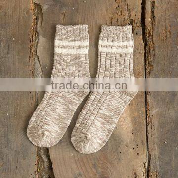 Zm334454a Import Cheap Wholesale Winter Thick Socks Simple Knit Socks for Women photo-5