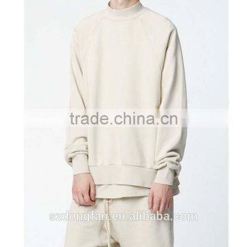 Grey No Hood Sweatshirt Men Fashion Tracksuit Wholesale Sweatshirt Oversize Sweatshirt Plain photo-3