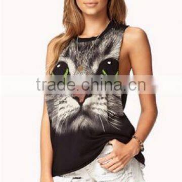 THE Sublimation printing polyester lady's vest