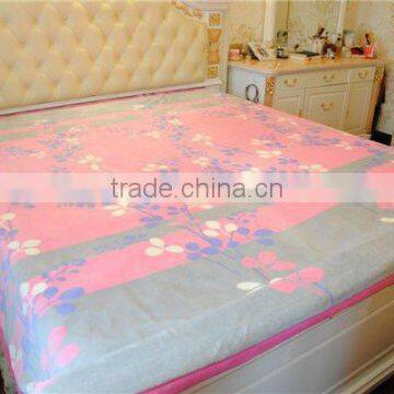 100% polyester flannel blanket for girls