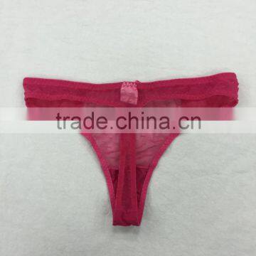 Women Elegant Lace Transparent Panty Sexy Ladies Bra Panty Set photo-6