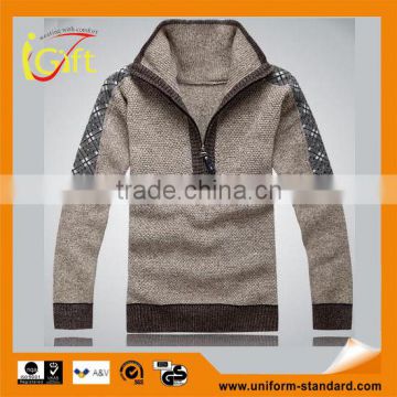 2014 hot sell wholesale high quality long sleeve men fashion pullover sweater