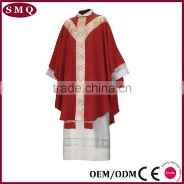 2017 Factory Catholic Jacquard Wholesale Embroidery Chasuble photo-3