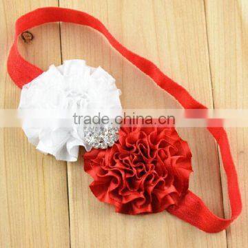 2016 Burst Satin Ribbon Floral With Children's Christmas Headdress 26-color Spot photo-3