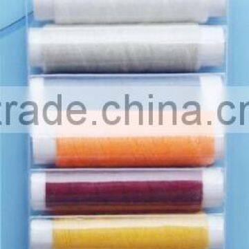 10 spools in blister card colorful polyester sewing thread