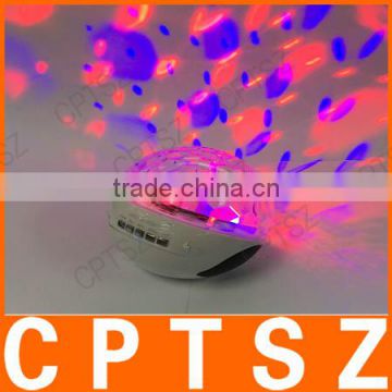 Colorful stage lights effects rotation Bluetooth speaker, card speaker,