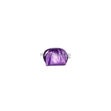 Purple makeup bag