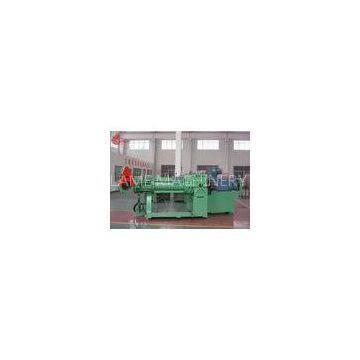 Green 132 Kw Rubber Strainer machine With Electrical Control Cabinet