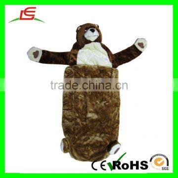 E459 Wearable Sleepsack Cute Bear Plush Sleeping Bag