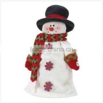 Musical Dancing Christmas Snowman Plush Toy Figurine