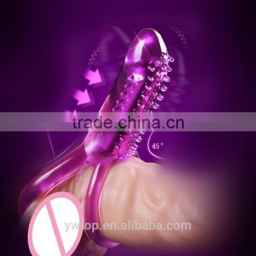 7 Speed Male Vibrating Cock Ring Penis , Female Clitoral Stimulation Vibrator