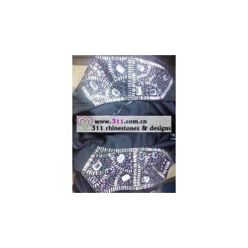 311 Shoulder Iron on Epoxy Hot-fix Heat Transfer Rhinestone Motif Design 3