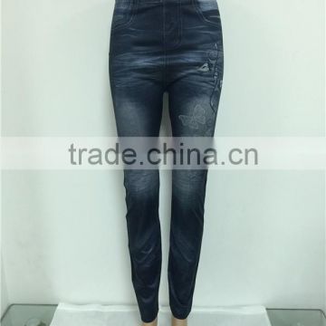 Women Lady's Black Resemble Jeans Sexy Stretchy jeggings