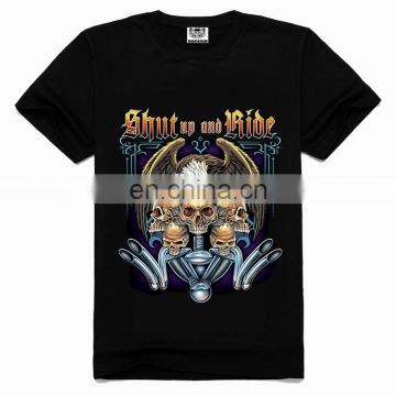 2016 new model men's t-shirt,fashion skull t shirts,t shirt skull