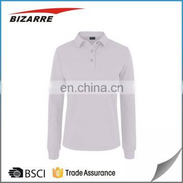 NR 100% Polyester Polo Shirt Long Sleeve of China photo-3
