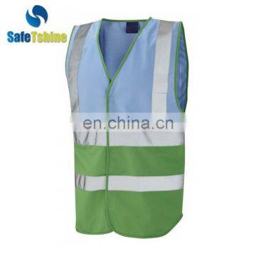 Reflective safety vest hi vis work vest