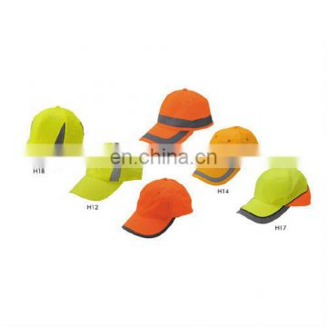 Safety Baseball Cap in Reflective Colors with Hi-vis Materials Meeting EN471