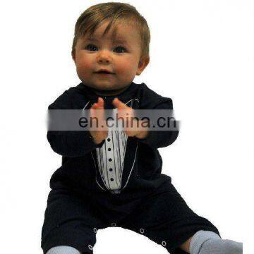TZ-69167 baby's cotton dress,baby fancy gentleman clothes
