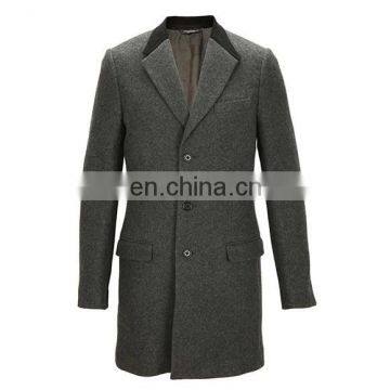 New Fashion High Quality USA European Clothes Slim Fit Double Breasted Wool Cashmere Men Overcoat photo-5