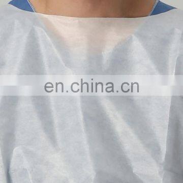 Disposable AAMI Level Elastic Cuff Polypropylene Confortable Anti-microorganism Protective Gowns photo-2