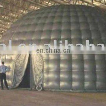 Black Inflatable Spherical Domes/igloo Tent
