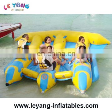 Inflatable Water toys Flying Fish floating banana boat for sale