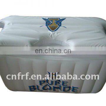 Inflatable PVC ice bucket with cover